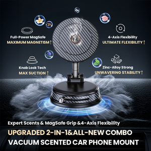 Universal Silicone Suction Cup Scented <strong>BMW</strong> Car Phone Holder Stand 360 Rotation Magnetic Adjustable Height Car <strong>Air</strong> <strong>Fresheners</strong> - Product Image 1