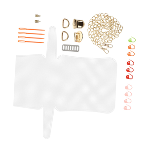 Wholesale DIY Canvas Sheet <b>Plastic</b> <b>Mesh</b> Canvas Sheets Set for Bags - Product Image 1