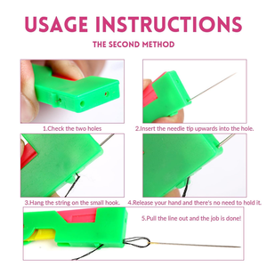 Automatic <b>Needle</b> <b>Threader</b> Thread Helpful Elderly Guide Easy Use Sewing Tool Easy Device Thread Sewing - Product Image 4