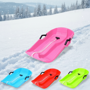 QYWX QYSN002 กระดานสโนว์บอร์ดสำหรับเด็กและผู้ใหญ่ ใช้เล่นสโนว์บอร์ดบนหญ้าและหิมะ ด้วยการออกแบบพลาสติกขึ้นรูปหนาพิเศษ - Product Image 1