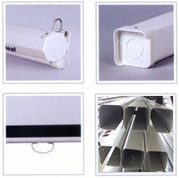 <span class=keywords><strong>จอ</strong></span>โปรเจคเตอร์แบบดึงลงด้วยมือ ขนาด 120 นิ้ว อัตราส่วนภาพ 16:9 ผ้าม่านสีขาวด้าน ติดผนัง - Product Image 4