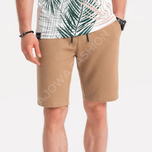 Pantalones cortos de algodón para hombre de alta calidad, pantalones de playa cómodos, decoración de encaje sostenible, pantalones cortos orientados a la exportación personalizables OEM - Product Image 3