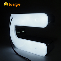 Plaque personnalisée en acier inoxydable, numéros de maison à led, lettres de vente, lettres 3d