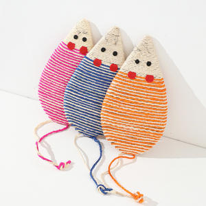 Moderne Stock Lederen Huid Tao Muis-Vormige Sisal Cat Scratcher Plastic Slijpen Klauw Kiezen Wensen Speelgoed Cat Cat Trees Scratcher - Product Image 5
