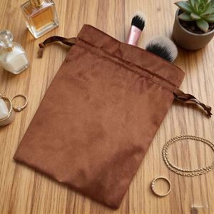 Luxury Velvet Jewelry Pouch Simple Protective <b>Dust</b> <b>Bag</b> for Delicate Glasses, Charms & Silverware Storage <b>Dust</b> <b>Bag</b> for Purse - Product Image 3