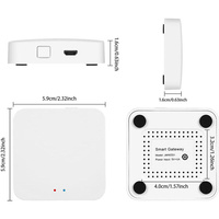 Tuya Smart Life Mini Gateway Multimodo Zigbee 3.0 BLE WiFi para BT Mesh USB 5V Hub Inalámbrico Doméstico Inteligente Zigbee