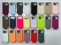 Coque de téléphone portable magnétique en silicone avec béquille populaire pour iPhone 18 17 16 Pro Max, protection d'objectif couleur unie, coque arrière