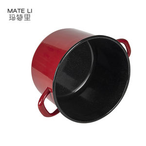 इनडोर आउटडोर रसोई कुकवेयर एनमेल कैसरोल पॉट स्टावपॉट गैर छड़ी खाना पकाने बर्तन - Product Image 6