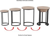 Ensemble de table d'appoint pour canapé, salon ou table de nuit, meuble de maison, table basse nordique