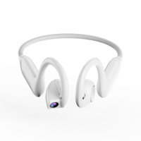Auriculares Inteligentes E12 Al con Cámara de 8MP para 5.4 ENC, Control Táctil, Grabación de Video Antivibración, Auriculares Deportivos Inalámbricos