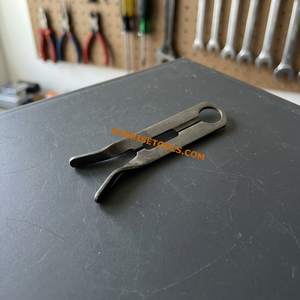 Pince à épiler en acier, forme baguette conique, outil de préhension pour la pose de bijoux DIY - Product Image 5