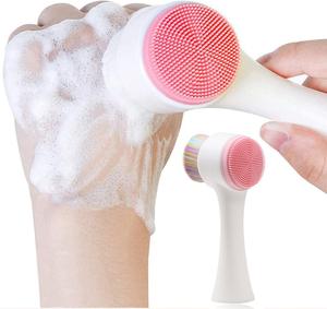 Offre Spéciale brosse douce de <span class=keywords><strong>nettoyage</strong></span> du visage <span class=keywords><strong>Double</strong></span> Face en Silicone - Product Image 1