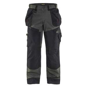 BLAKLADER - 150013204699D84 Pantalones artesanos X1500 ejército verde/Negro-EAN 7330509270295 PANTALONES DE TRABAJO DE CARGA - Product Image 1