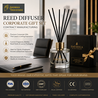 Coffrets de diffuseurs de parfum d'ambiance personnalisés pour cadeaux d'entreprise, solutions de fabrication sous marque privée, emballages de parfum de maison personnalisés, parfums de marque