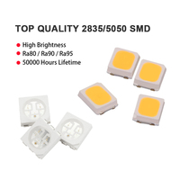 Bande lumineuse LED de haute qualité, ruban d'éclairage blanc, Flexible, étanche IP20 IP65 IP67, DC12V 24V 60 120 180 240 diodes/m 2835