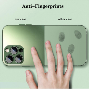 Frosted Matte Glass Ag trường hợp với logo ống kính bảo vệ điện thoại trường hợp đối với <span class=keywords><strong>iPhone</strong></span> 16 15 14 13 12 11 Pro Max - Product Image 5