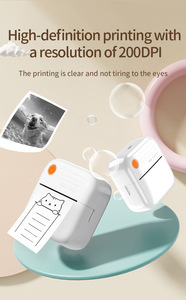 Giá Rẻ Nhất Mini Pocket Máy In Nhiệt Nhãn Dán Máy In Văn Phòng Trường Hình Ảnh Văn Bản Nhãn In Ấn <span class=keywords><strong>Ink</strong></span>-Free Xách Tay In Ấn - Product Image 2