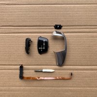 Pour BMW X5X6 : Ensemble levier de vitesses, bouton P électroplaqué, bouton de déverrouillage, câble de positionnement du verrou en verre