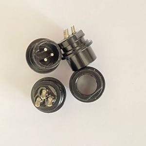 M12 3-Pin Luftfahrtstecker Elektrischer Kabelbaum IP68 Edelstahl Schwarz Beschichtet TÜV ISO9001 für Shanyou Marke für - Product Image 6