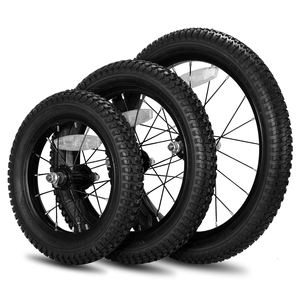 Rueda Delantera de Repuesto para <span class=keywords><strong>Bicicleta</strong></span> Infantil JOYSUN de 12-<span class=keywords><strong>16</strong></span> Pulgadas con Neumático de Goma y Cámara de Aire, Color Negro, <span class=keywords><strong>16</strong></span>-22 Orificios para Radios, Llanta con Radios - Product Image 4