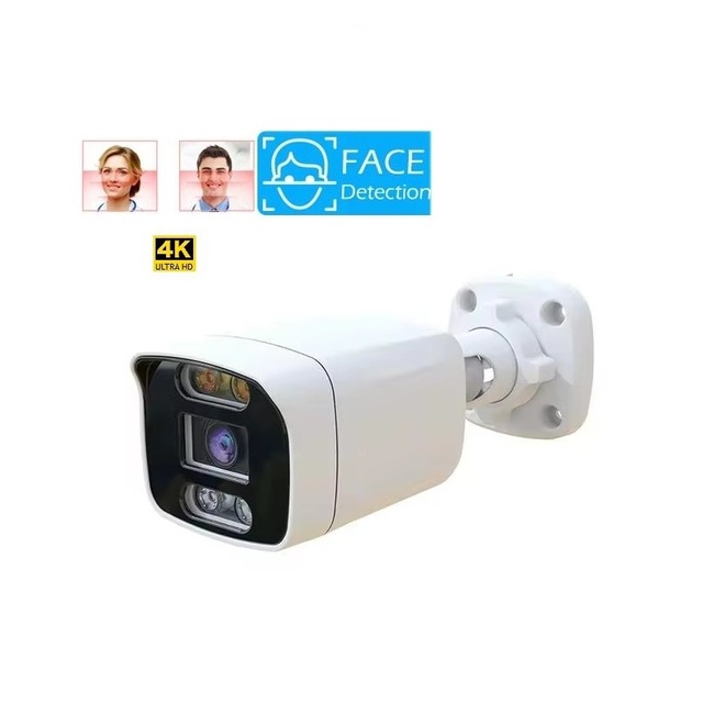 HD 4K AI Face Detection Cctv  IP Network Security POE IP66 Waterproof 8MP Outdoor Camera Working with HiEasy APP for Home