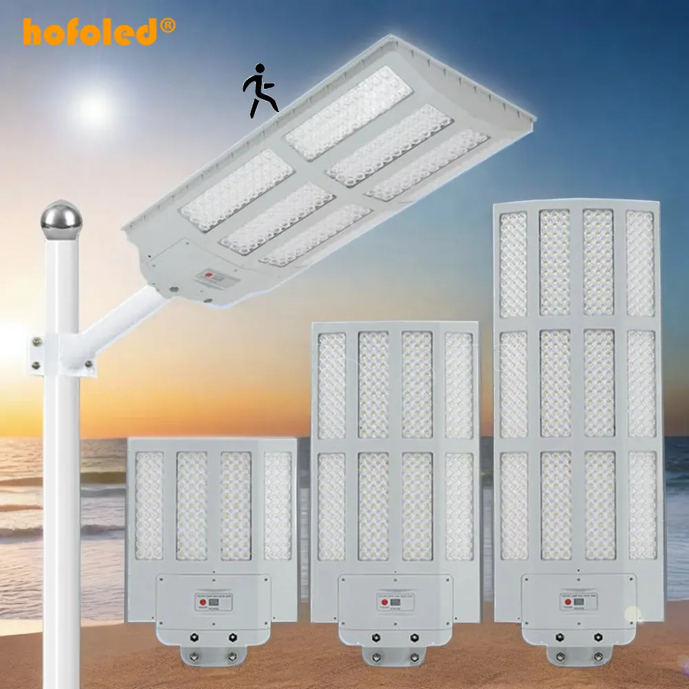 High Lumens 2000W All in One Integrated Waterproof LED Outdoor Garden Lamp Solar Street Light