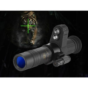 Monoculaire de vision nocturne numérique 1080p avec zoom optique 24x, télémètre intégré, pour observation tactique en extérieur, personnalisable en usine - Product Image 2