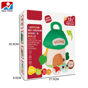 Casa a Forma di Fungo dei Cartoni Animati con 6 Peluche, Gioco per Bambini con Bambole Imbottite - Product Image 6