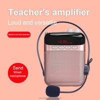 Système de sonorisation S26 Pro filaire/Bluetooth pour enseignants/prêtres/guides touristiques - avec enregistrement, radio FM et haut-parleur ceinture