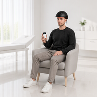 Casque laser VCSEL 655 nm professionnel, fabriqué en usine depuis 21 ans, avec une puissance élevée, conception sans fil, système de qualité ISO13485