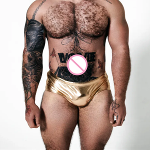 Costume da Bagno Uomo Nanning PATON Personalizzato in Oro Massiccio Sunga Million <span class=keywords><strong>Bucks</strong></span> con Lacci Laterali - Product Image 1