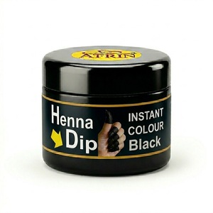 Pâte de Henné Noir Végétal à Tremper pour Coloration Rapide des Doigts, Teinture Bio Naturelle, Cône de Mehandi, Formule Longue Durée pour Soin des Ongles - Product Image 1