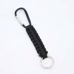OEM Factory Paracord Keychain Carabiner Heavy Duty Braided <b>Key</b> <b>Chain</b> for <b>Keys</b> Camping Hiking Outdoor Use Manufacturer Bulk - Product Image 4