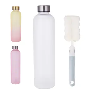 Custom Logo Hot Tritan Bottle Time Marker Leak Proof Bicycle Product Sport Plastic Water Bottle 32oz Bottle BPA Free