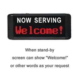 最新のワイヤレスキュー番号呼び出しシステム433MHZプルシステムワイヤレスキュー呼び出しシステム - Product Image 4