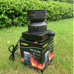 เตาไฟฟ้าพร้อมเตาจุดถ่านมะพร้าว ทนทาน จุดติดเร็ว กำลังไฟ 120V~600W พร้อมด้ามจับ ตะแกรงและชั้นวางสแตนเลส - Product Image 2