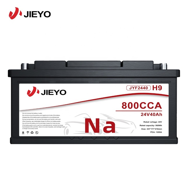 24V Sodium Ion Battery 30Ah 40Ah 960Wh -40C to 80C Operating Temperature IP65 Waterproof for Sodium Ion Car Battery