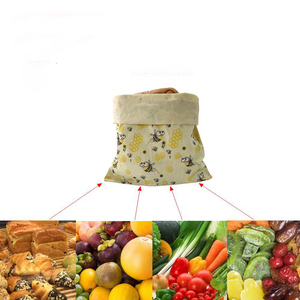 Envoltura Multiusos para Guardar Pan, Apta para Congelador, Hecha de Cera de Abeja Natural, Reutilizable, para Pan Casero - Product Image 2