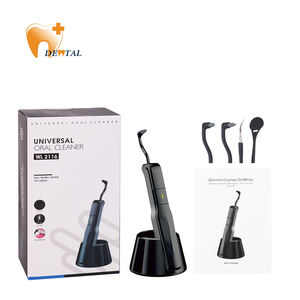 <span class=keywords><strong>Limpiador</strong></span> Bucal Eléctrico Portátil con Múltiples Puntas Reemplazables y Base Recargable para la Higiene Dental Diaria y Blanqueamiento Dental - Product Image 1