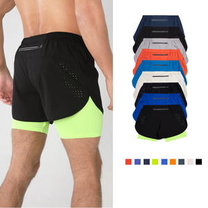Chất Lượng Cao Phòng Tập Thể Dục Quần Short Unisex Người Đàn Ông Của Thể Thao Quần Short Nhanh Chóng Khô Lưới Thoáng Khí Giữa Đàn Hồi Yếu Tố Cần Thiết Quần Short Cho Nam Giới - Product Image 1