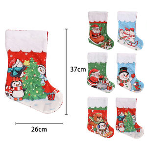 <span class=keywords><strong>Acheter</strong></span> Sublimation personnalisé imprimé longues jambes cheminée intérieur décoration <span class=keywords><strong>de</strong></span> la maison vacances en famille suspendus arbre <span class=keywords><strong>de</strong></span> noël bas - Product Image 2