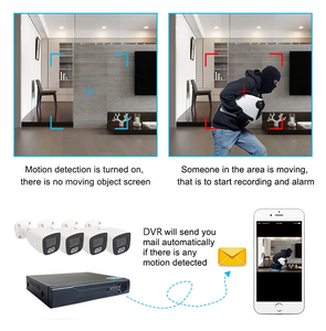 5MP Outdoor 8 CH DVR Kit Sistema de cámara de seguridad para el hogar AHD Conjunto combinado completo 8 en 1 Cámara analógica Precio barato - Product Image 5