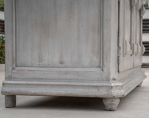 شاشة عرض من الخشب الصلب على الطراز الفرنسي العتيقة المستصلحة لتناول الطعام وأثاث غرفة المعيشة - Product Image 6