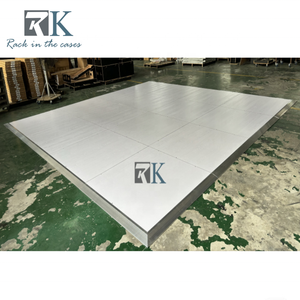 Interlocking Dance Floor Fireproof Dance Flooring Mobile Dance Floor with Aluminum Edges Non-Slip Dance Floor Panels for Dance - Product Image 2