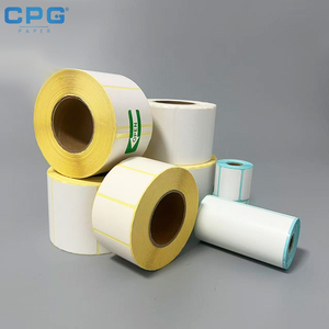 Thermal Label Paper 38x25mm Factory Custom Glossy Thermal Label Paper Sticker Roll for Field Service Invoice - Product Image 1