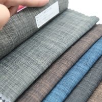 Tissu en mousseline de lin YAYU YYA13, 100 % polyester, tissé, teint en fil, uni, respirant, résistant à l'eau, poids moyen, pour la maison, fabriqué en Chine
