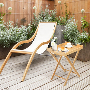 Bandeja para <span class=keywords><strong>TV</strong></span>, mesa auxiliar plegable de bambú con asas de acero, mesa portátil de madera para aperitivos, bandejas plegables de bambú para <span class=keywords><strong>TV</strong></span> para comer - Product Image 5