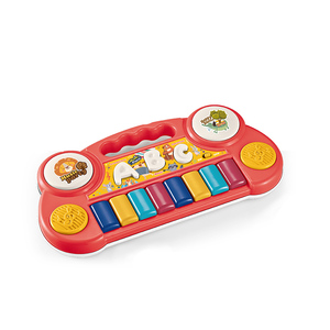 Juguete de Piano Multifuncional de 8 Teclas, Juguete de Órgano de Animales Eléctrico, Instrumento Musical para Niños, Juguete de Tambor - Product Image 1