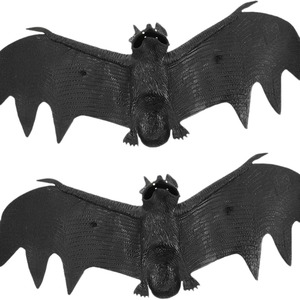 Chauves-souris vampires artificielles <span class=keywords><strong>Halloween</strong></span> fête faveurs décor à la maison atmosphère hantée accessoires suspendus effrayant effrayant TPR <span class=keywords><strong>Halloween</strong></span> chauves-souris - Product Image 3