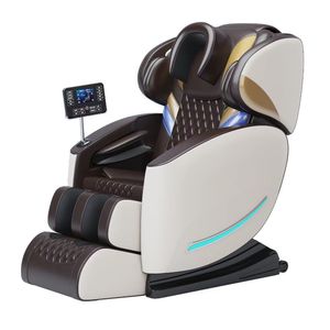 Massage <b>Chair</b> Full Body <b>Zero</b> <b>Gravity</b> Electric Railless PU Leather Multi Point Massage Home Use 30 Airbags Timed Music Handheld - Product Image 2